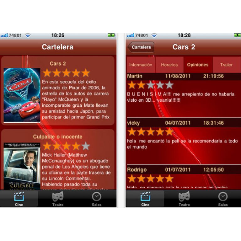 Ya est disponible la aplicacin para consultar cartelera uruguaya desde iPad y iPhone