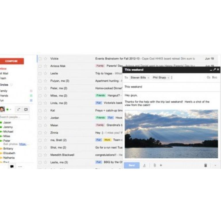 Gmail estrena nueva interfaz grfica.