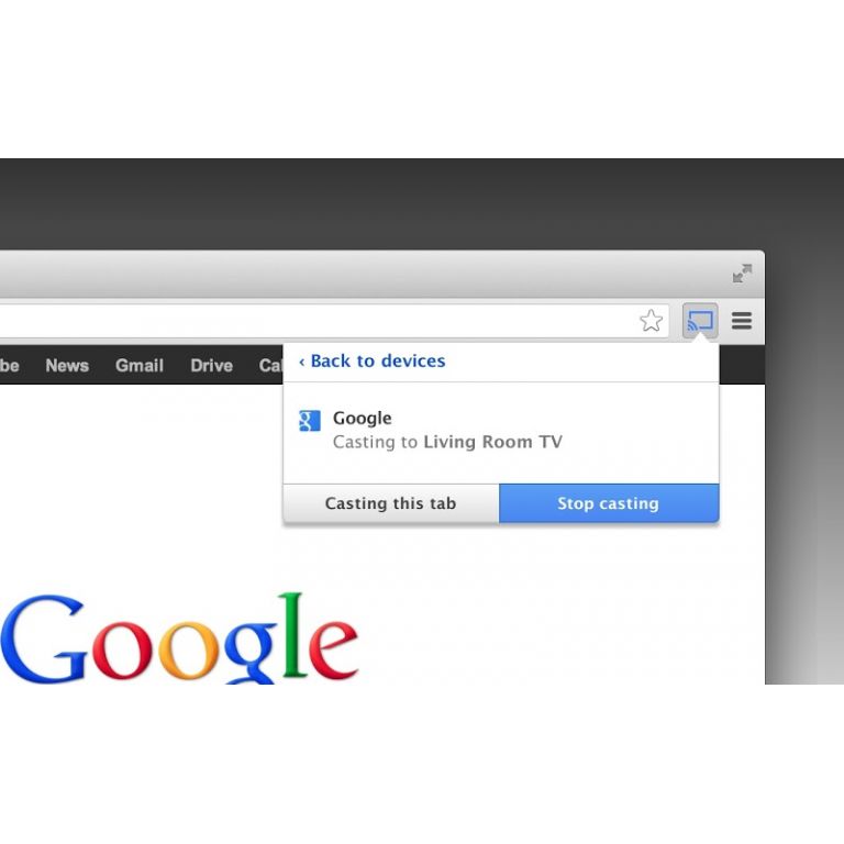 Google Chrome ya permite transmitir a Chromecast sin extensin