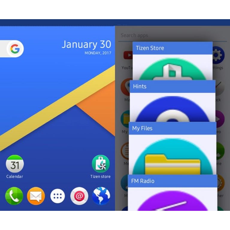Smartphones Tizen reciben su dosis de Android 7.0 Nougat