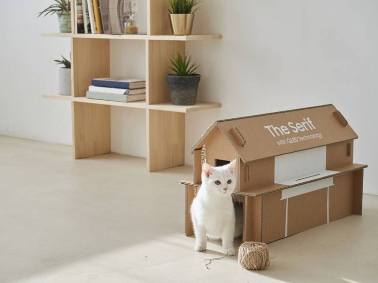 Samsung presenta un nuevo empaque ecológico para sus productos, que de seguro tu gato amará