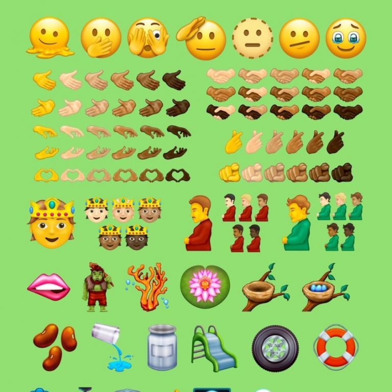 Emoji 14.0 se revela: conoce los nuevos emojis que llegarn en 2022