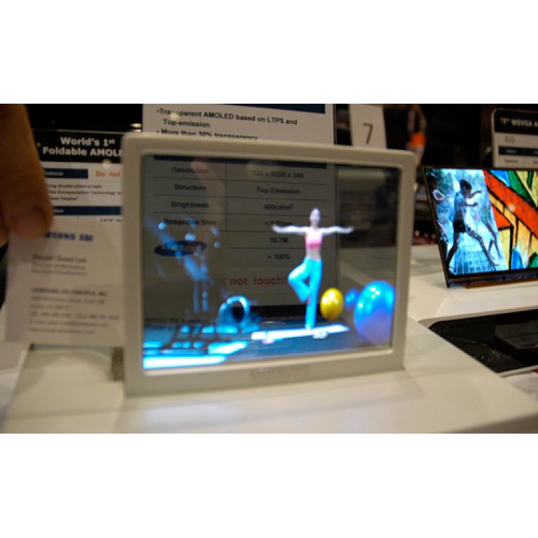 Samsung podra comercializar porttiles y MP3 con pantalla transparente en 2010.