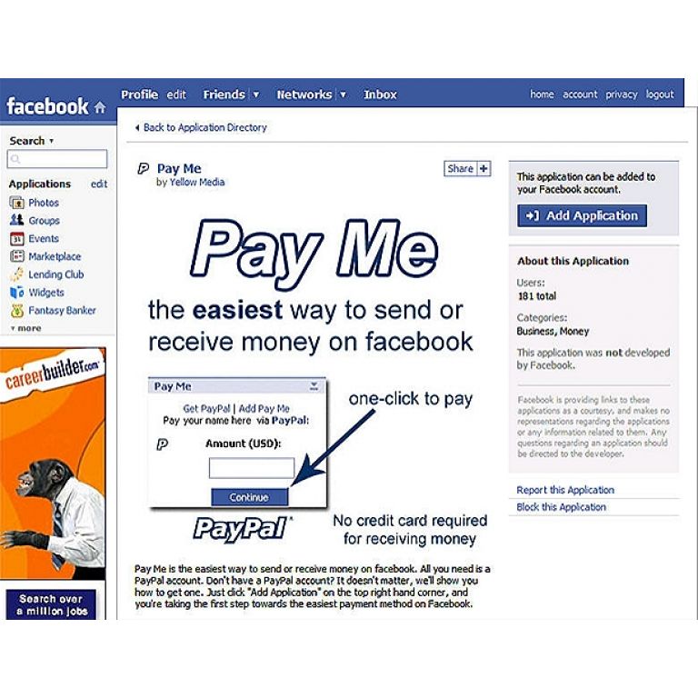 Facebook vender productos virtuales a travs de PayPal.