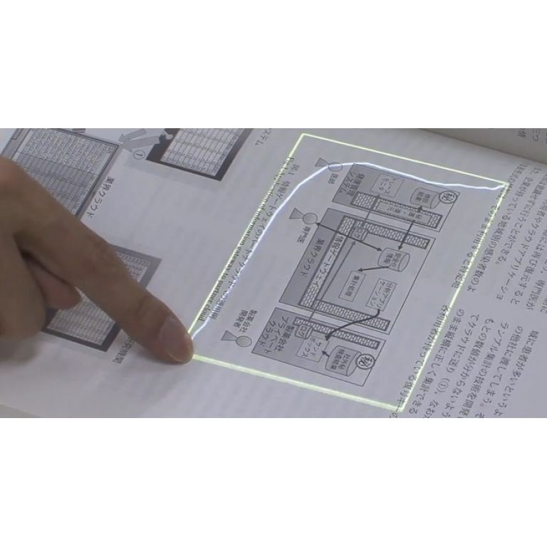 Desarrollan sistema para interactuar con el papel como si fuera una pantalla tctil