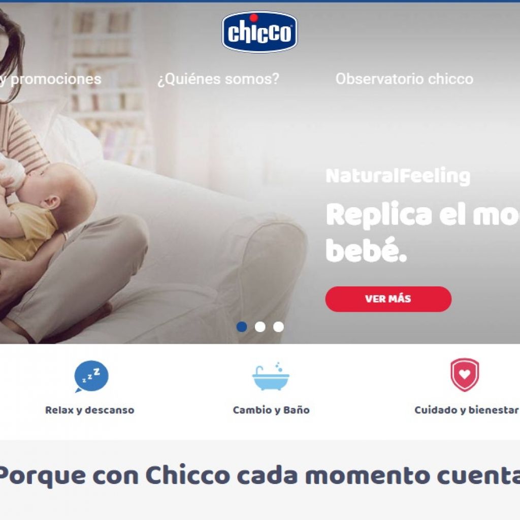 Tienda productos Chicco para bebés e infantes